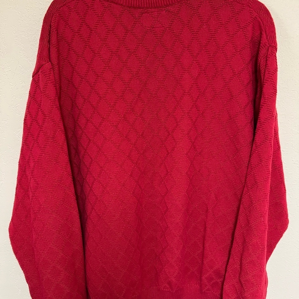 Bolle Golf Sweater Diamond knit Sweater embroidered golf sweater - Picture 10 of 10